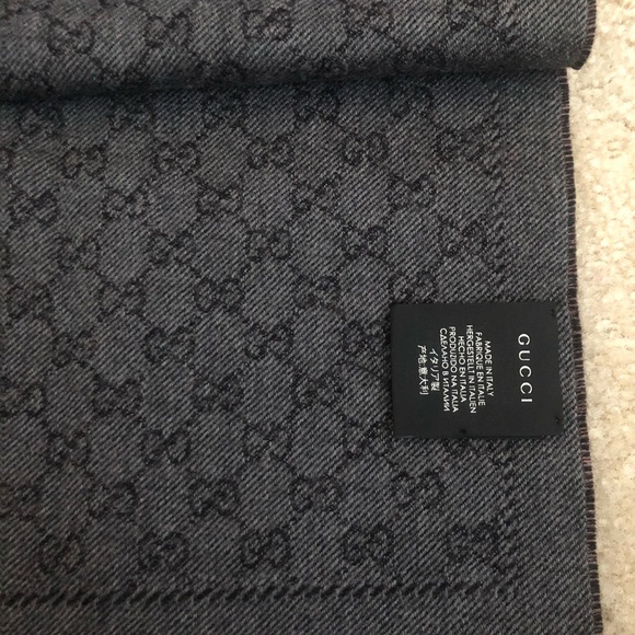 Metállic  GG wool scarf - Picture 6 of 6